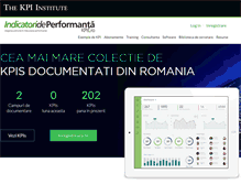 Tablet Screenshot of indicatorideperformanta.ro